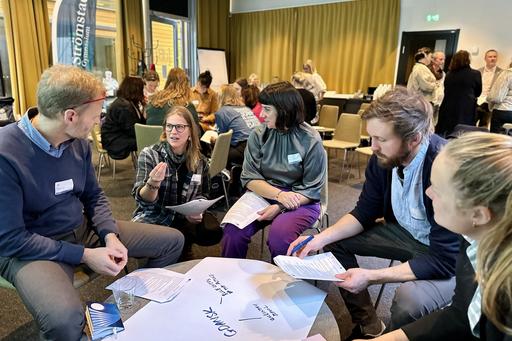 Bild som visar gruppdiskussion workshop