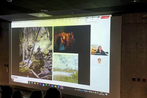Bild som visar digital presentation av Linnea Jägrud.