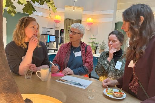 Bild som visar gruppdiskussion vid Vattenmiljöseminariet 2025