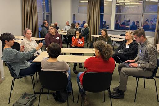 Bild som visar gruppdiskussion Vattenmiljöseminariet 2025