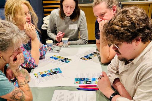 bild som visar grupparbete workshop