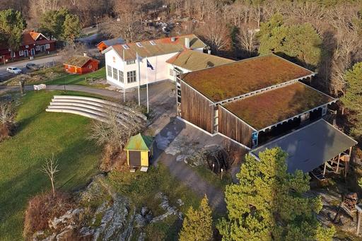 Bild som visar vy över naturum Västervik