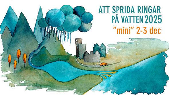 Bild som visar Att sprida ringar på vatten akvarell